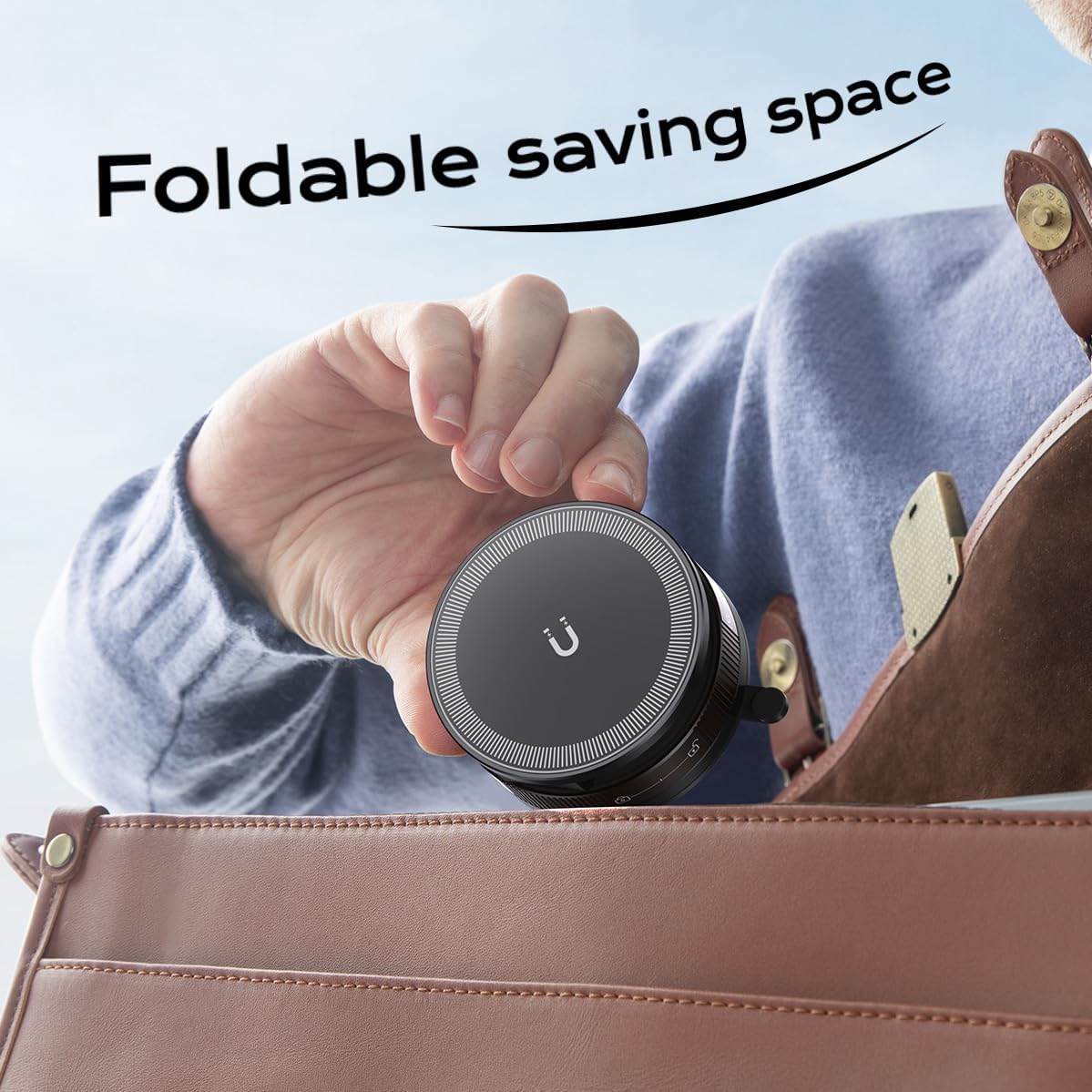 Soporte de teléfono móvil para coche con ventosa de succión mecánica giratoria de 360°, soporte magnético para teléfono, adecuado para iPhone, teléfonos Android, accesorios para automóvil